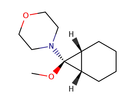7-exo-Methoxy-7-morpholino-bicyclo<4.1.0>heptan