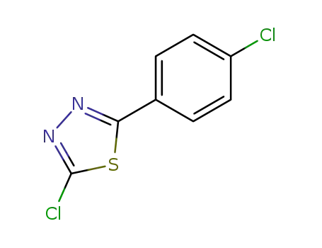 2-Chloro-5-(4-chlorophenyl)-1,3,4-thiadiazole