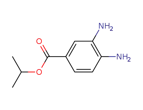 Molecular Structure of 121649-61-4 (Benzoic acid, 3,4-diamino-, 1-methylethyl ester (9CI))