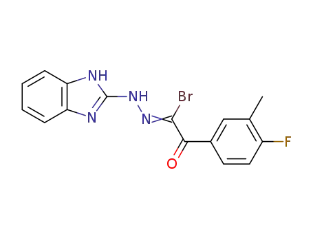 α-bromo-4-fluoro-3-methylphenylglyoxal benzimidazol-2-ylhydrazone