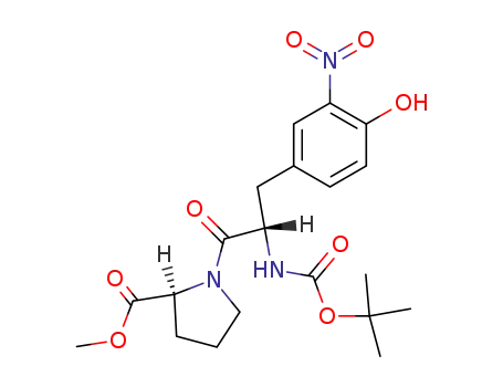 N<sup>α</sup>-tert-butyloxycarbonyl-3-nitro-L-tyrosyl-L-proline methyl ester