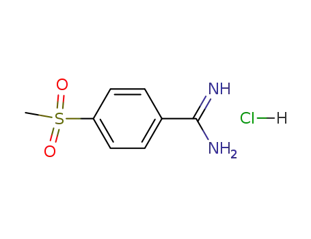 4-METHANESULFONYL-BENZAMIDINE HCL