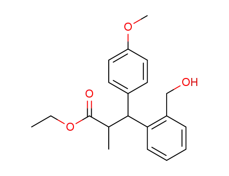 ethyl β-(2-(hydroxymethyl)phenyl)-4-methoxy-α-methylbenzenepropanoate
