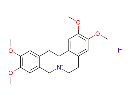 Molecular Structure of 57129-74-5 (2,3,10,11-tetramethoxy-7-methyl-5,8,13,13a-tetrahydro-6H-isoquino[3,2-a]isoquinolinium iodide)
