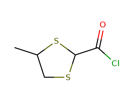 1,3-디티올란-2-카르보닐 클로라이드, 4-메틸-(9CI)