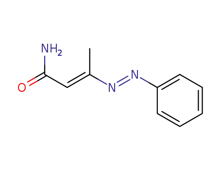 3-phenylazo-crotonic acid amide