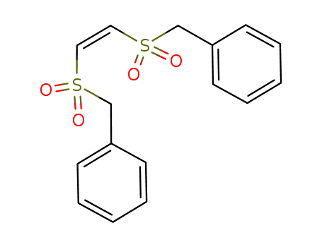 Molecular Structure of 141126-34-3 (Benzene, 1,1'-[1,2-ethenediylbis(sulfonylmethylene)]bis-, (Z)-)