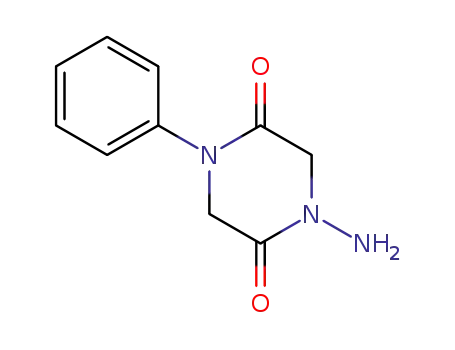 Molecular Structure of 70218-65-4 (1-amino-4-phenylpiperazine-2,5-dione)