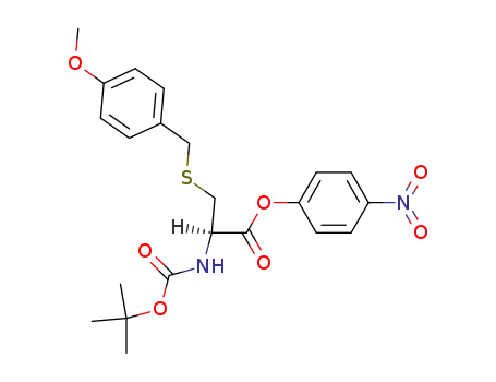 L-Cysteine,
N-[(1,1-dimethylethoxy)carbonyl]-S-[(4-methoxyphenyl)methyl]-,
4-nitrophenyl ester