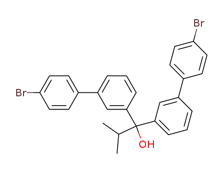 1,1-Bis(4'-brombiphenyl-3-yl)-2-methyl-1-propanol
