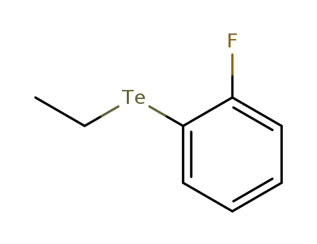 Benzene, 1-(ethyltelluro)-2-fluoro-