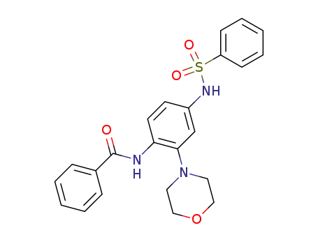 벤자 미드, N- [2- (4- 모르 폴리 닐) -4-[(페닐 설 포닐) 아미노] 페닐]-