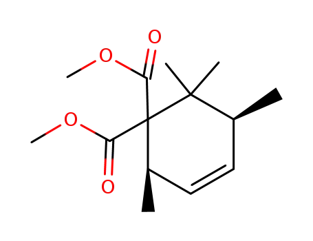 (2R,5S)-2,5,6,6-Tetramethyl-cyclohex-3-ene-1,1-dicarboxylic acid dimethyl ester