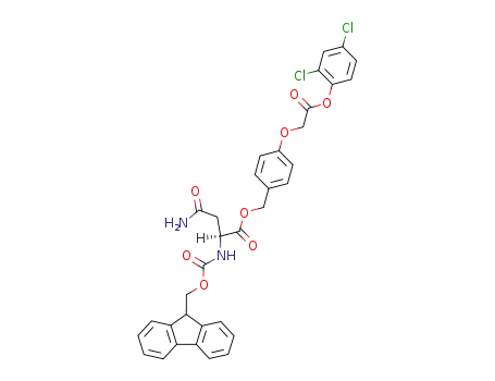 (S)-2-(9H-Fluoren-9-ylmethoxycarbonylamino)-succinamic acid 4-(2,4-dichloro-phenoxycarbonylmethoxy)-benzyl ester