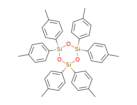 Molecular Structure of 18840-41-0 (hexa-4-tolyl-cyclotrisiloxane)