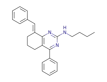 Butyl-{4-phenyl-8-[1-phenyl-meth-(E)-ylidene]-5,6,7,8-tetrahydro-quinazolin-2-yl}-amine