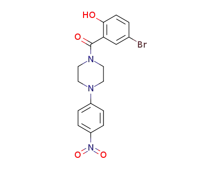 Piperazine, 1-(5-bromo-2-hydroxybenzoyl)-4-(4-nitrophenyl)-