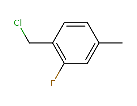 Molecular Structure of 147541-99-9 (1-(CHLOROMETHYL)-2-FLUORO-4-METHYLBENZENE)