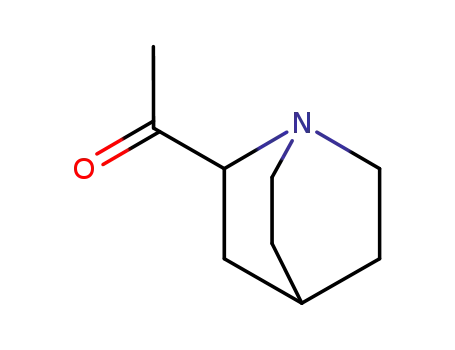 Molecular Structure of 106824-75-3 (Ethanone, 1-(1-azabicyclo[2.2.2]oct-2-yl)- (9CI))