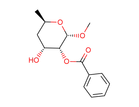 Benzoic acid (2S,3R,4R,6R)-4-hydroxy-2-methoxy-6-methyl-tetrahydro-pyran-3-yl ester
