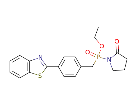 에틸(4-벤조티아졸-2-일벤질)(2-옥소피롤리디노)포스피네이트