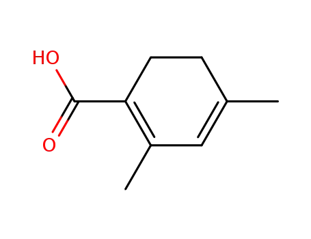 Molecular Structure of 105827-63-2 (1,3-Cyclohexadiene-1-carboxylicacid,2,4-dimethyl-(9CI))