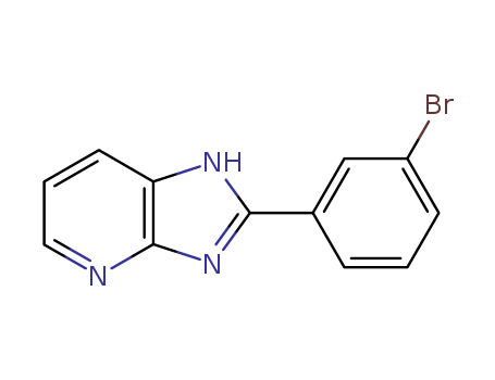 2-(3-Bromophenyl)-1H-imidazo(4,5-b)pyridine