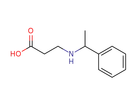 Molecular Structure of 95350-05-3 (3-(1-PHENYLETHYLAMINO)PROPANOIC ACID)