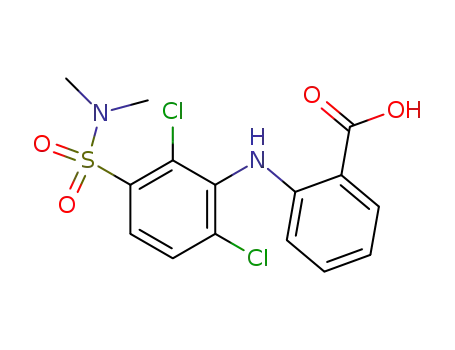 Benzoic acid, 2-[[2,6-dichloro-3-[(dimethylamino)sulfonyl]phenyl]amino]-