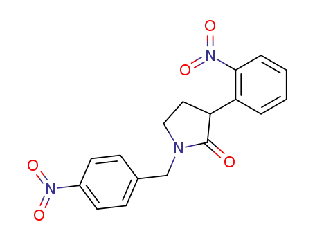 1-(4-nitrobenzyl)-3-(2-nitrophenyl)pyrrolidin-2-one