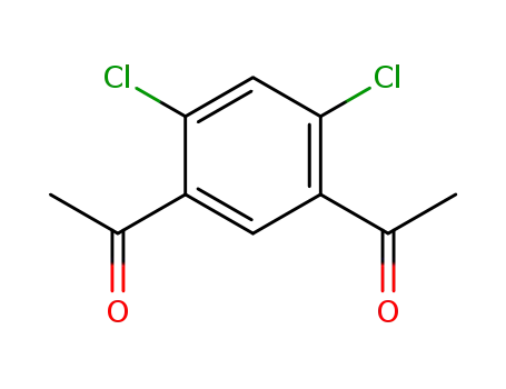 Molecular Structure of 134479-46-2 (4,6-dichloro-1,3-diacetylbenzene)