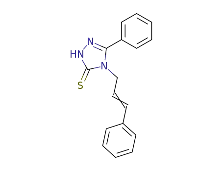 3H-1,2,4-Triazole-3-thione,
2,4-dihydro-5-phenyl-4-(3-phenyl-2-propenyl)-