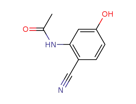 Molecular Structure of 111698-47-6 (Acetamide, N-(2-cyano-5-hydroxyphenyl)-)