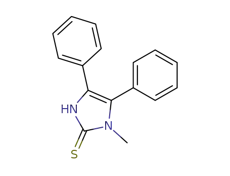 2H-Imidazole-2-thione, 1,3-dihydro-1-methyl-4,5-diphenyl-