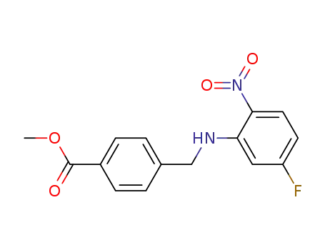4-[(5-Fluoro-2-nitro-phenylamino)-methyl]-benzoic acid methyl ester