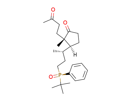 (2S,3S)-3-[(S)-3-((R)-tert-Butyl-phenyl-phosphinoyl)-1-methyl-propyl]-2-methyl-2-(3-oxo-butyl)-cyclopentanone
