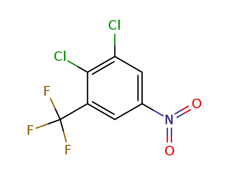 Molecular Structure of 400-65-7 (2,3-DICHLORO-5-NITRO-BENZOTRIFLUORIDE)