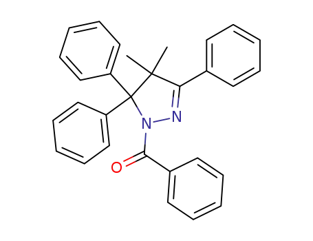 (4,4-Dimethyl-3,5,5-triphenyl-4,5-dihydro-pyrazol-1-yl)-phenyl-methanone
