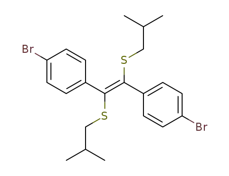 trans-1,2-bis(isobutylthio)-1,2-bis(4'-bromophenyl)ethylene