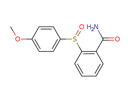 2-(4'-Methoxyphenylsulphinyl)benzamide