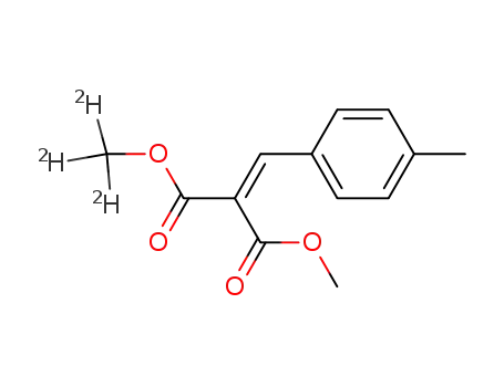(E)-methyl trideuteriomethyl (p-methylbenzylidene)malonate