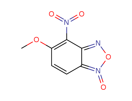 2,1,3-Benzoxadiazole, 5-methoxy-4-nitro-, 1-oxide