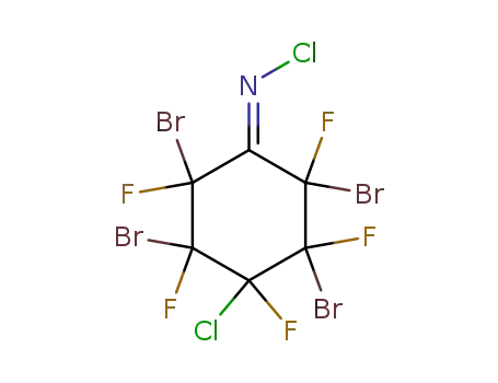 N,4-dichloro-2,3,4,5,6-pentafluoro-2,3,5,6-tetrabromoiminocyclohexane