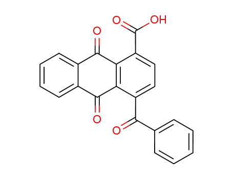 4-benzoyl-9,10-dioxo-9,10-dihydro-anthracene-1-carboxylic acid