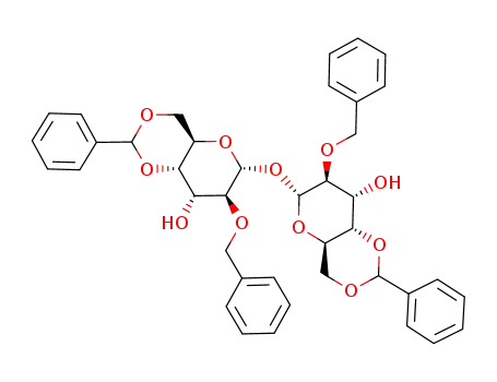 2-O-benzyl-4,6-O-benzylidene-α-D-altropyranosyl 2-O-benzyl-4,6-O-benzylidene-α-D-altropyranoside