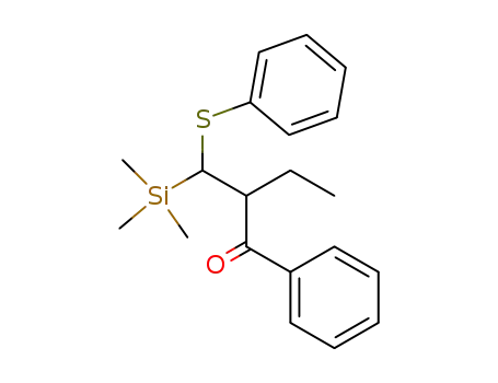 1-phenyl-2-(phenylthiotrimethylsilylmethyl)butan-1-one