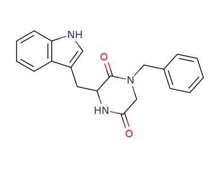 1-benzyl-3-(3'-indolylmethyl)-2,5-dioxopiperazine