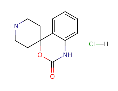 Molecular Structure of 85732-37-2 (spiro[benzo[d][1,3]oxazine-4,4'-piperidin]-2(1H)-one hydrochloride)