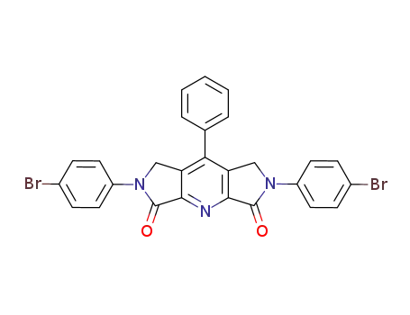 2,6-Bis-(4-bromo-phenyl)-8-phenyl-1,2,6,7-tetrahydro-2,4,6-triaza-s-indacene-3,5-dione