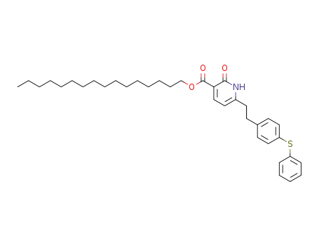 n-Hexadecyl 6-<2-(4'-phenylthio)phenethyl>-2-pyridone-3-carboxylate
